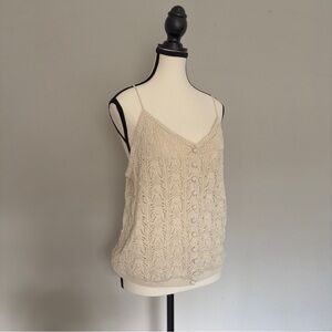 *SEZANE* NWT Crochet Tank M